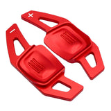 Maxbell 2Pcs Car Steering Wheel Shift Paddle for VW Tiguan from 2019 Touran L Red