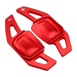 Maxbell 2Pcs Car Steering Wheel Shift Paddle for VW Tiguan from 2019 Touran L Red