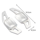 Maxbell 2Pcs Car Steering Wheel Shift Paddle for VW Tiguan from 2019 Touran L Argent
