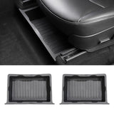 Maxbell Under Seat Storage Box Underseat Hidden Storage Tray for Tesla Model Y 2pcs
