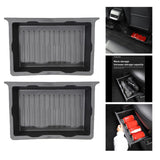 Maxbell Under Seat Storage Box Underseat Hidden Storage Tray for Tesla Model Y 2pcs
