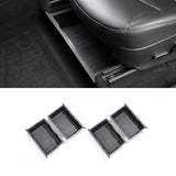 Maxbell 4Pcs Under Seat Storage Box Easy to Install Premium for Tesla Model Y