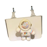 Maxbell Multifunctional Hanging Car Trash Can Storage Bag Waterproof for Snacks Astronaut