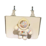 Maxbell Multifunctional Hanging Car Trash Can Storage Bag Waterproof for Snacks Astronaut