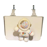 Maxbell Multifunctional Hanging Car Trash Can Storage Bag Waterproof for Snacks Astronaut