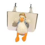 Maxbell Multifunctional Hanging Car Trash Can Storage Bag Waterproof for Snacks Duck