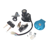 Maxbell Ignition Switch Fuel Gas Cap Seat Lock Key Set for Yamaha Virago XV250