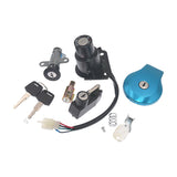 Maxbell Ignition Switch Fuel Gas Cap Seat Lock Key Set for Yamaha Virago XV250