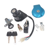 Maxbell Ignition Switch Fuel Gas Cap Seat Lock Key Set for Yamaha Virago XV250