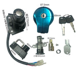 Maxbell Ignition Switch Fuel Gas Cap Seat Lock Key Set for Yamaha Virago XV250