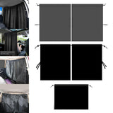 Maxbell Car Privacy Curtains Blackout Accessories Easy Installation for Nap 2 Dividers Taffeta