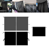 Maxbell Car Privacy Curtains Blackout Accessories Easy Installation for Nap 2 Dividers Taffeta