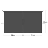 Maxbell Car Privacy Curtains Blackout Accessories Easy Installation for Nap 2 Dividers Taffeta