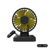 Maxbell Car Cooling Fan 2 Speeds 360 Rotation 1.8M Cord Single Head 12V