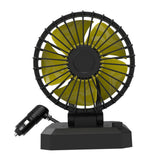 Maxbell Car Cooling Fan 2 Speeds 360 Rotation 1.8M Cord Single Head 12V