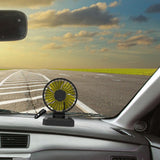 Maxbell Car Cooling Fan 2 Speeds 360 Rotation 1.8M Cord Single Head 12V