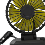Maxbell Car Cooling Fan 2 Speeds 360 Rotation 1.8M Cord Single Head 12V