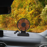 Maxbell Car Cooling Fan 2 Speeds 360 Rotation 1.8M Cord Single Head 24V