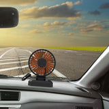 Maxbell Car Cooling Fan 2 Speeds 360 Rotation 1.8M Cord Single Head 24V
