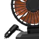 Maxbell Car Cooling Fan 2 Speeds 360 Rotation 1.8M Cord Single Head 24V