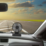Maxbell Car Cooling Fan 2 Speeds 360 Rotation 1.8M Cord Single Head 5V