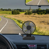 Maxbell Car Cooling Fan 2 Speeds 360 Rotation 1.8M Cord Single Head 5V