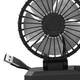Maxbell Car Cooling Fan 2 Speeds 360 Rotation 1.8M Cord Single Head 5V