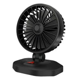 Maxbell Mini Car Cooling Fans USB Portable Personal for Sedan Office Desktop Single Head 12V