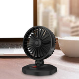 Maxbell Mini Car Cooling Fans USB Portable Personal for Sedan Office Desktop Single Head 12V