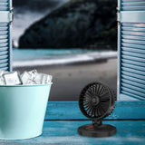 Maxbell Mini Car Cooling Fans USB Portable Personal for Sedan Office Desktop Single Head 12V