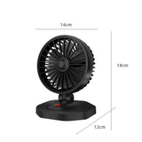 Maxbell Mini Car Cooling Fans USB Portable Personal for Sedan Office Desktop Single Head 24V