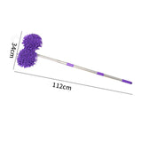 Maxbell Telescoping Car Wash Brush Mop Scratch Free Extendable with Long Handle Purple