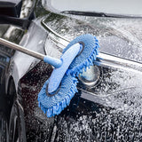 Maxbell Telescoping Car Wash Brush Mop Scratch Free Extendable with Long Handle Purple