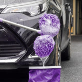 Maxbell Telescoping Car Wash Brush Mop Scratch Free Extendable with Long Handle Purple