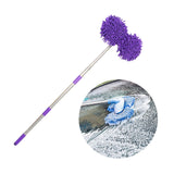 Maxbell Telescoping Car Wash Brush Mop Scratch Free Extendable with Long Handle Purple