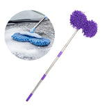 Maxbell Telescoping Car Wash Brush Mop Scratch Free Extendable with Long Handle Purple