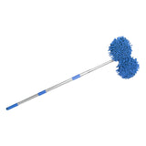 Maxbell Telescoping Car Wash Brush Mop Scratch Free Extendable with Long Handle Light Blue