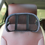 Maxbell Mesh Cloth Car Seat Headrest Support Neck Proect Comfortable Breathable