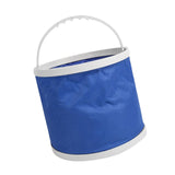Maxbell Blue Collapsible Water Bucket for Camping Fishing Made of 600D Oxford Cloth 11L Volume