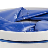 Maxbell Blue Collapsible Water Bucket for Camping Fishing Made of 600D Oxford Cloth 11L Volume