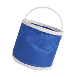 Maxbell Blue Collapsible Water Bucket for Camping Fishing Made of 600D Oxford Cloth 11L Volume