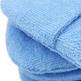 Maxbell 4x Durable Car Dashboard Soft Microfiber Cars Wax Applicator Mitten Blue