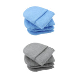 Maxbell 4x Durable Car Dashboard Soft Microfiber Cars Wax Applicator Mitten Blue