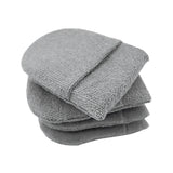 Maxbell 4x Durable Car Dashboard Soft Microfiber Cars Wax Applicator Mitten Gray
