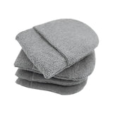 Maxbell 4x Durable Car Dashboard Soft Microfiber Cars Wax Applicator Mitten Gray
