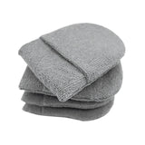Maxbell 4x Durable Car Dashboard Soft Microfiber Cars Wax Applicator Mitten Gray
