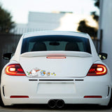 Maxbell Bunny Car Stickers Car Window Decals Graphic for Cars Windows Vehicles Left L