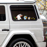Maxbell Bunny Car Stickers Car Window Decals Graphic for Cars Windows Vehicles Left L