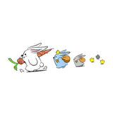 Maxbell Bunny Car Stickers Car Window Decals Graphic for Cars Windows Vehicles Left L