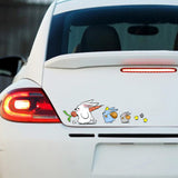 Maxbell Bunny Car Stickers Car Window Decals Graphic for Cars Windows Vehicles Left L